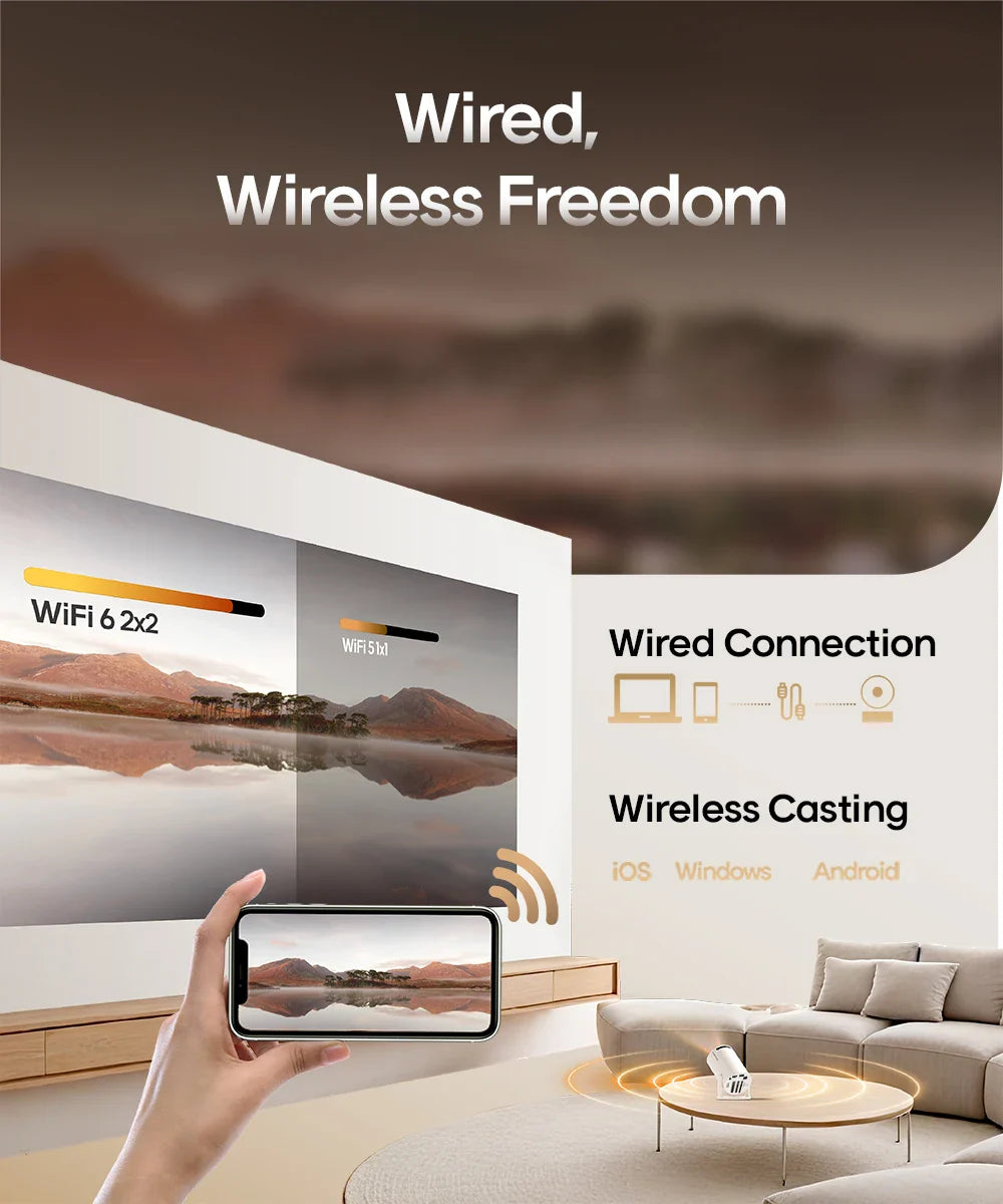 CastDreams™ Home Theater Projector